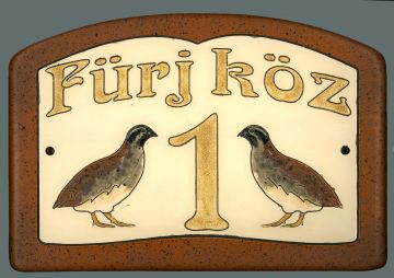 Házszámtábla 3-14