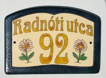 Házszámtábla 3-15