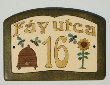 Házszámtábla 3-16