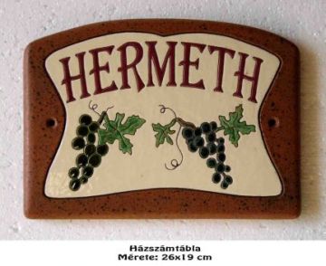 Házszámtábla 12-1